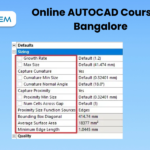 Online AUTOCAD Course in Bangalore