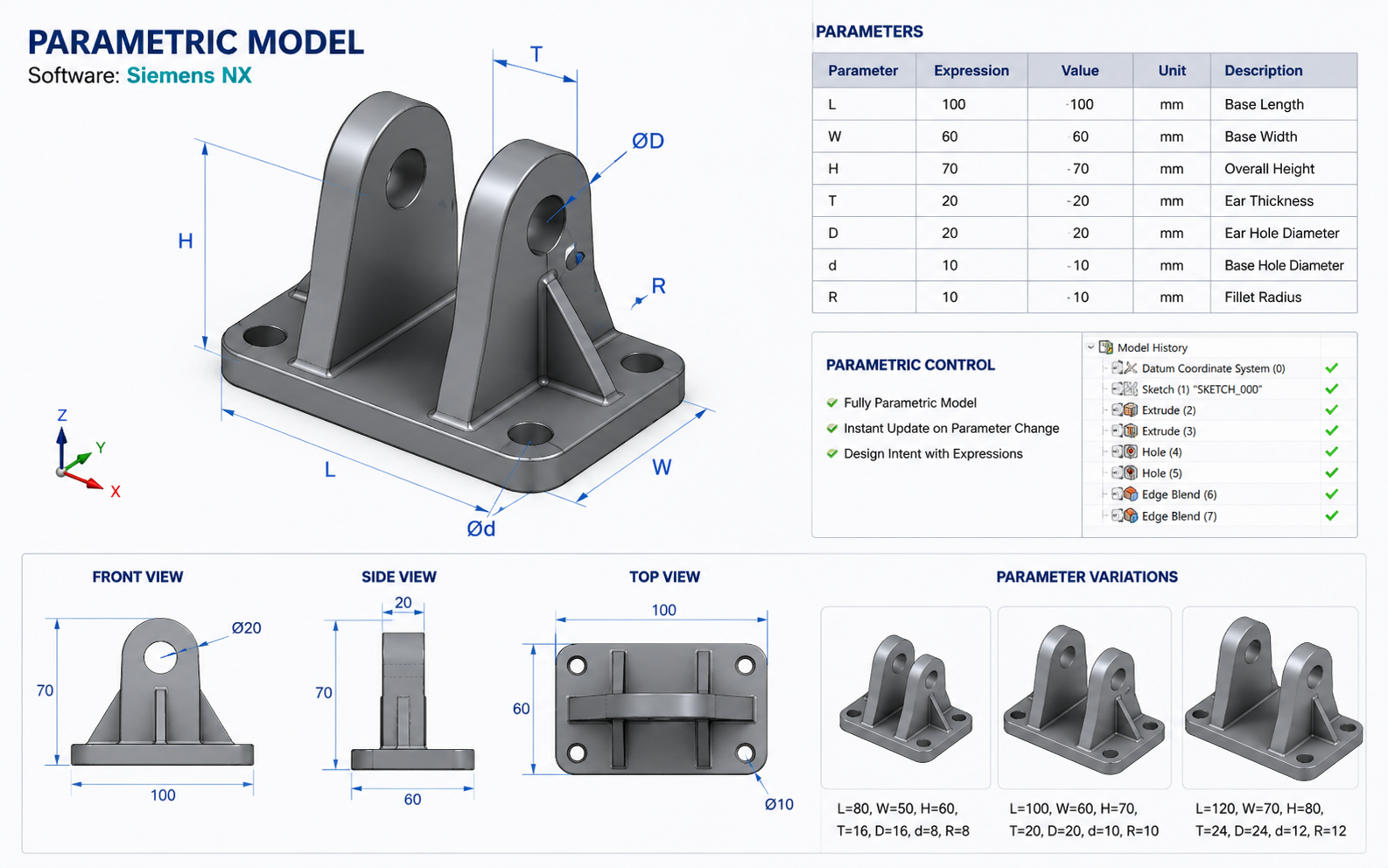 PARAMETRIC BRACKET DESIGN