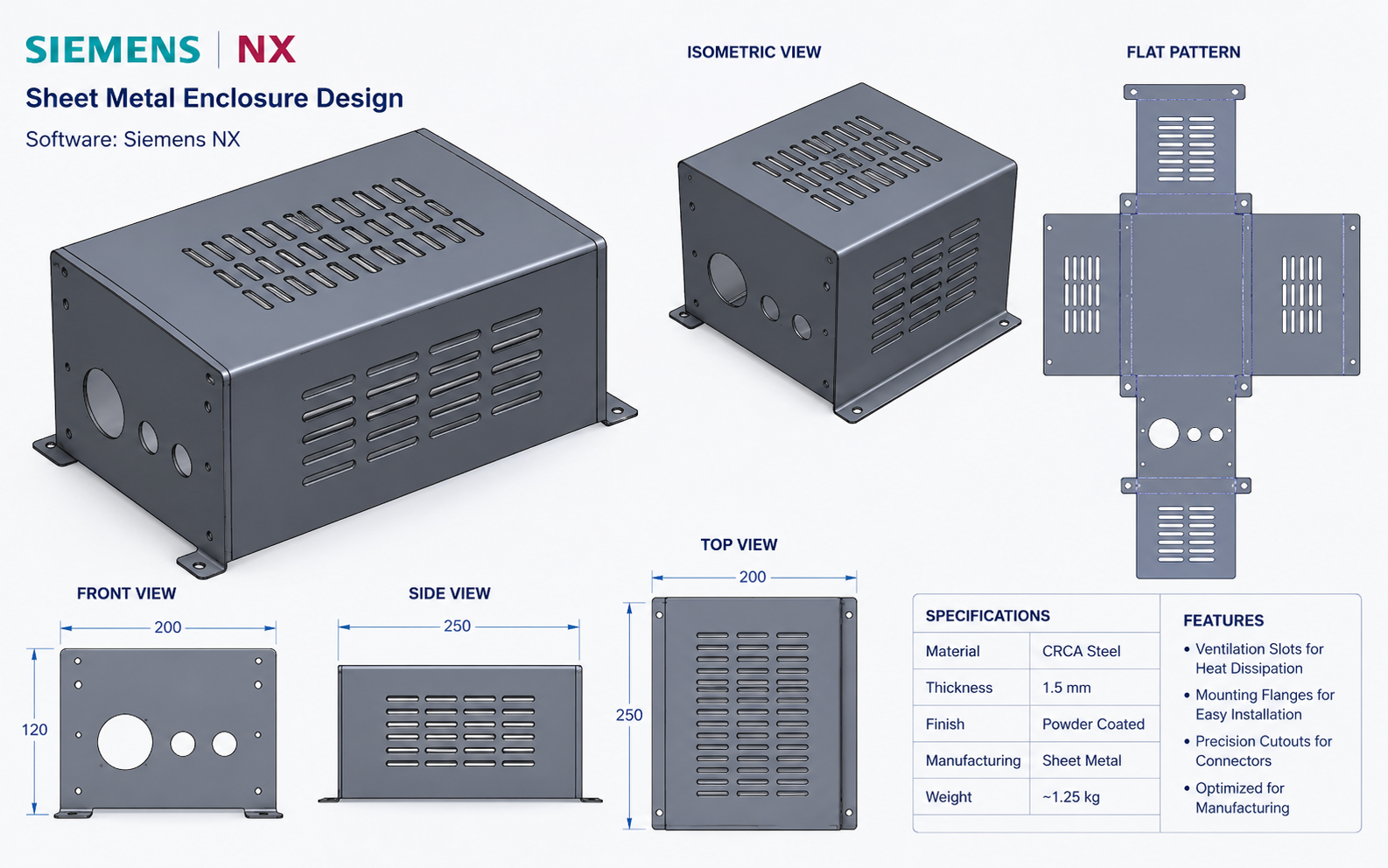 SHEET METAL ENCLOSURE DESIGN